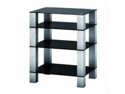 Meuble TV avec Support Écran Rotatif et Rangements – RX-5040-B-HBLK