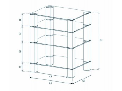 Meuble TV avec Support Écran Rotatif et Rangements – RX-5040-B-HBLK
