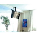 Support TV Plafond Double Écran VESA 800 jusqu’à 63" en Acier Noir – PLB-CE3D