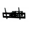 Support TV Mural Double Bras VESA 800 pour Écran jusqu’à 70" en Acier Noir – PLB-WA4