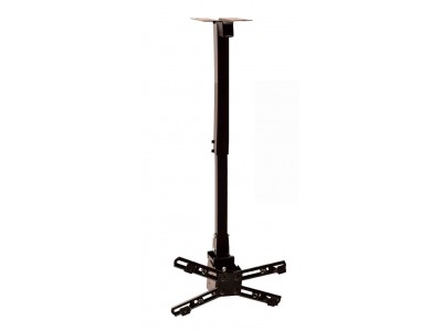 Support Projecteur Plafond Orientable en Acier Réglable 450 à 670 mm – PLB-PM-01