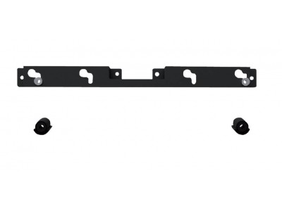 Support TV Mural Fixe VESA 800 pour Écran 42" à 80" en Acier Noir – PLC-130