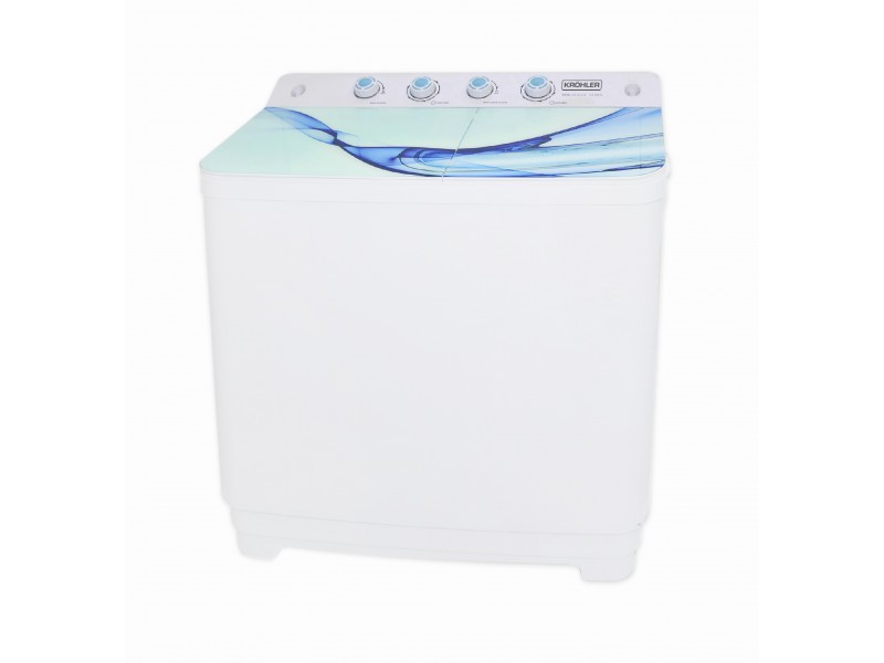 Machine à Laver Semi-Automatique 12Kg Double Cuve Essorage 8Kg – KPB-12.0-CX