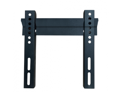 Support TV Mural Fixe VESA 200 pour Écran 24" à 43" en Acier Noir – PLB-29E