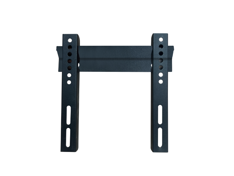 Support TV Mural Fixe VESA 200 pour Écran 24" à 43" en Acier Noir – PLB-29E