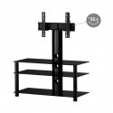 Meuble TV Moderne avec Support Télévision et Rangements – NEO-903-B-BLK