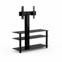 Meuble TV Moderne avec Support Télévision et Rangements – NEO-903-B-BLK