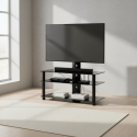 Meuble TV Moderne avec Support Télévision et Rangements – NEO-903-B-BLK