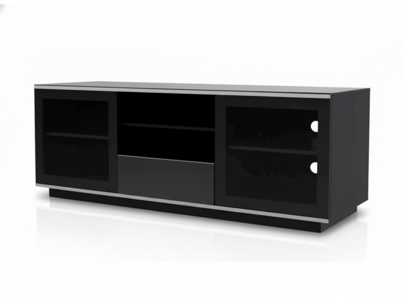 Meuble TV Design Moderne pour Salon – TITAN-1600-BL