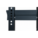 Support TV Mural Fixe VESA 200 pour Écran 24" à 43" en Acier Noir – PLB-29E