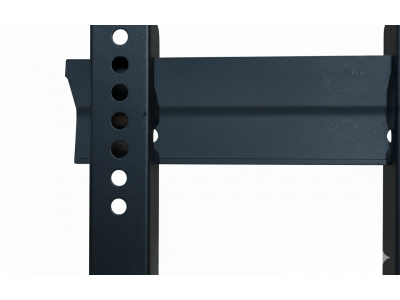 Support TV Mural Fixe VESA 200 pour Écran 24" à 43" en Acier Noir – PLB-29E