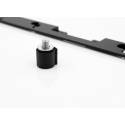 Support TV Mural Fixe VESA 800 pour Écran 42" à 80" en Acier Noir – PLC-130