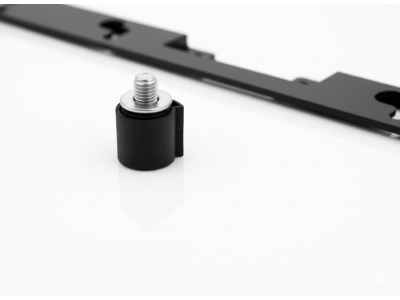 Support TV Mural Fixe VESA 800 pour Écran 42" à 80" en Acier Noir – PLC-130