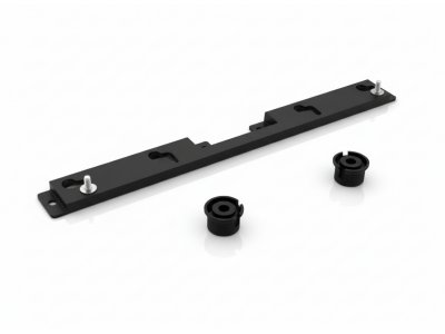Support TV Mural Fixe VESA 800 pour Écran 42" à 80" en Acier Noir – PLC-130