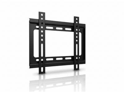 Support TV Mural Fixe VESA 200 pour Écran 17" à 37" en Acier Noir – PLB-19E