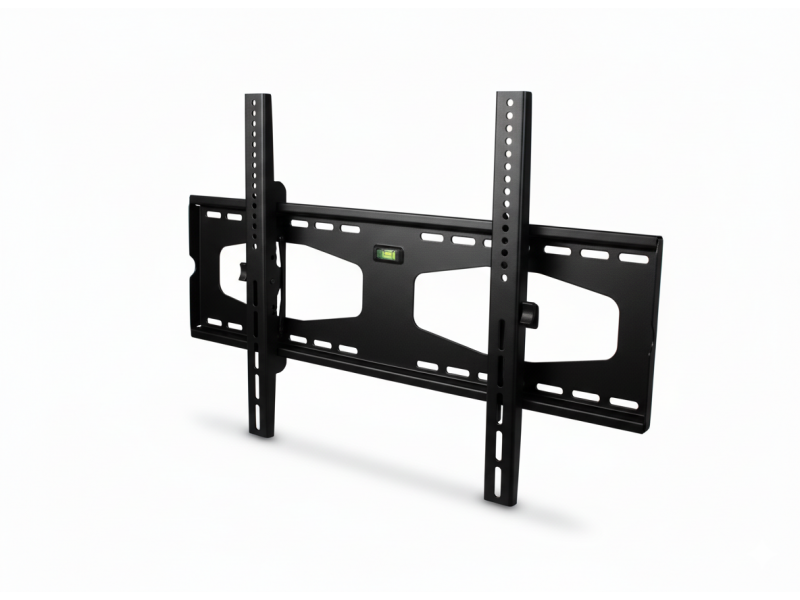 Support TV Mural Inclinable VESA 800 pour Écran 37" à 70" en Acier Noir – PLB-21