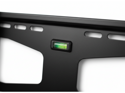 Support TV Mural Inclinable VESA 800 pour Écran 37" à 70" en Acier Noir – PLB-21