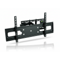 Support TV Mural Double Bras VESA 800 pour Écran jusqu’à 70" en Acier Noir – PLB-WA4