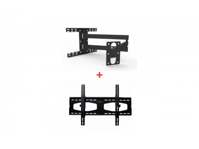 Support TV Mural Orientable VESA 800 pour Écran 42" à 70" Haute Résistance – PLB-WA3A & PLB-21