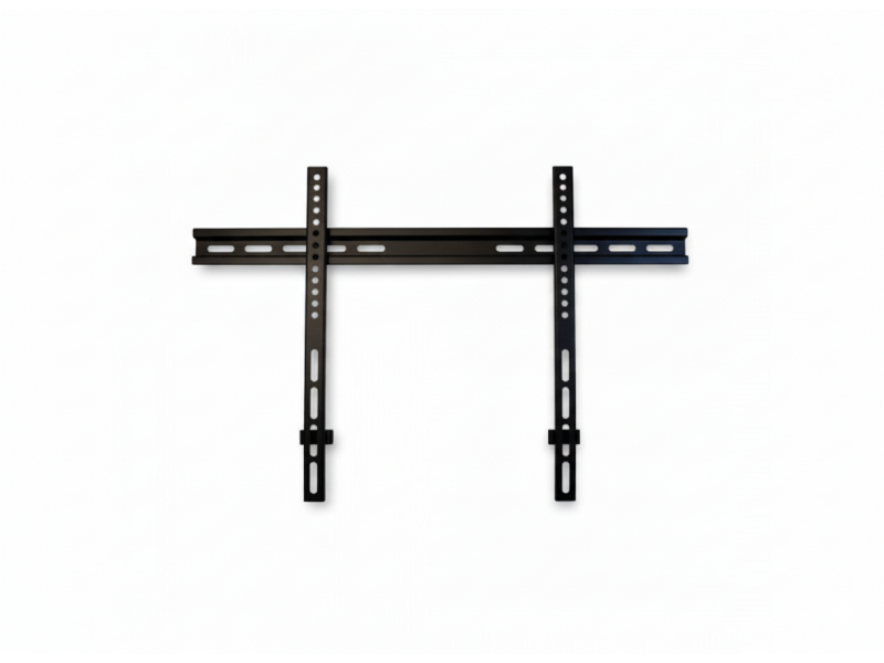Support TV Mural Fixe VESA 600 pour Écran 50" à 65" en Acier Noir – PLB-11E