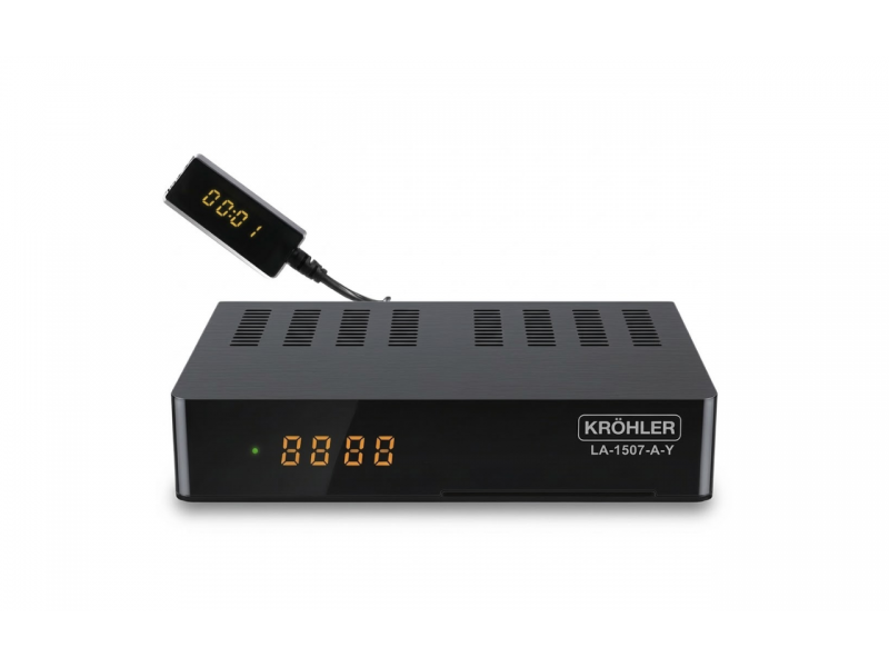 Récepteur Numérique Mini FULL HD WiFi IPTV VOD CCCAM USB HDMI RCA avec IR Externe – LA-1507-A-Y