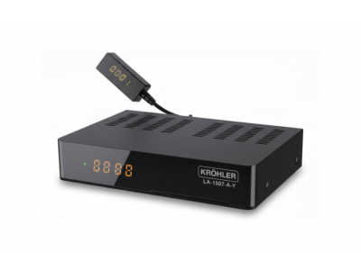 Récepteur Numérique Mini FULL HD WiFi IPTV VOD CCCAM USB HDMI RCA avec IR Externe – LA-1507-A-Y