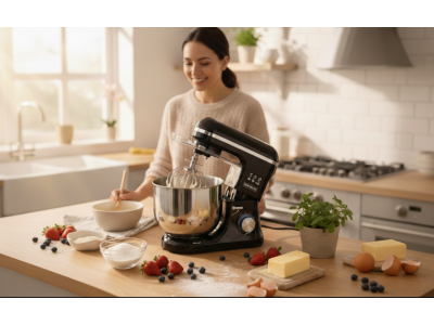 Robot Pâtissier 1800W Bol Inox 8L Mouvement Planétaire 6 Vitesses + Pulse – PERC-8080