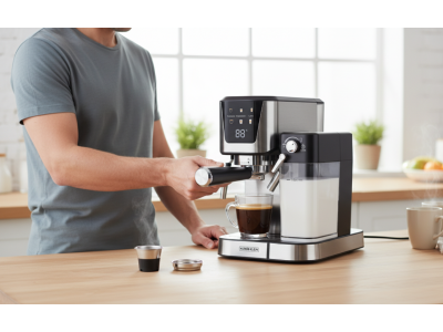 Cafetière Expresso Tactile 20 Bars Multi-Capsules avec Réservoir Lait – PECM-5040