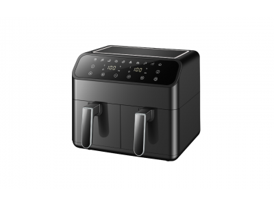 Friteuse à Air Double Bac 8 L (4L+4L) 200°C Tactile LED – PEAF-9912