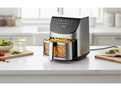 Friteuse à Air 8 L Digitale LED 12 Programmes Sans Huile – PEAF-3801