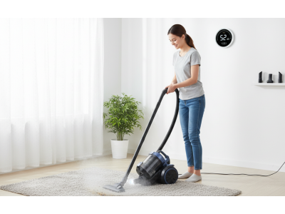 Aspirateur Sans Sac 1200 W 1,5 L Silencieux avec Filtre Lavable – PEAD-2412