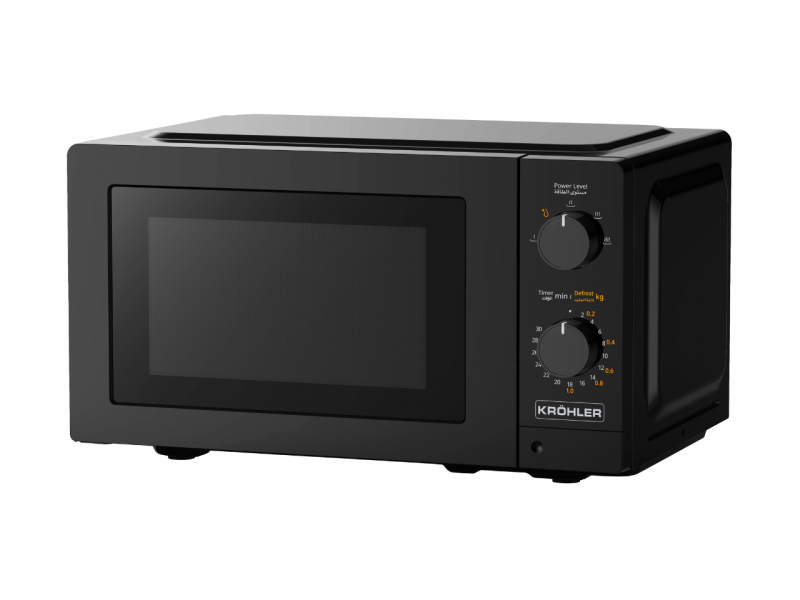 Micro-ondes 20 L 700 W avec 5 Fonctions et Minuteur 30 min – MOK-MK-20-BL