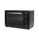 Four Électrique 65 L 2500 W Ventilé avec Double Vitrage – KMF-65-EL-BL