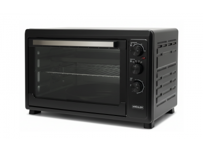 Four Électrique 65 L 2500 W Ventilé avec Double Vitrage – KMF-65-EL-BL