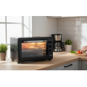 Four Électrique 65 L 2500 W Ventilé avec Double Vitrage – KMF-65-EL-BL