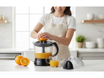Presse-Agrume 1,2 L 40 W avec Bol Gradué et 2 Cônes – PEPA-8109