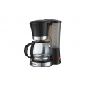 Cafetière 12 Tasses 800 W avec Carafe en Verre et Maintien au Chaud – PECM-123