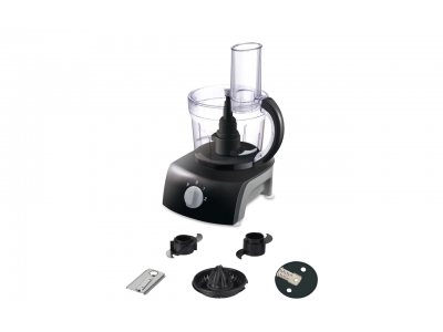 Robot Multifonction 450W 2L avec Râpe Hachoir Presse-Agrumes 2 Vitesses + Pulse – PERM-3010