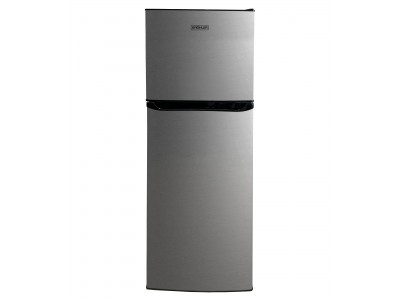 Réfrigérateur Double Porte Statique 296 L Gris A+ avec Congélateur 71 L – KRG-395-G-G
