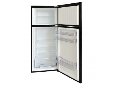Réfrigérateur Double Porte Statique 296 L Gris A+ avec Congélateur 71 L – KRG-395-G-G