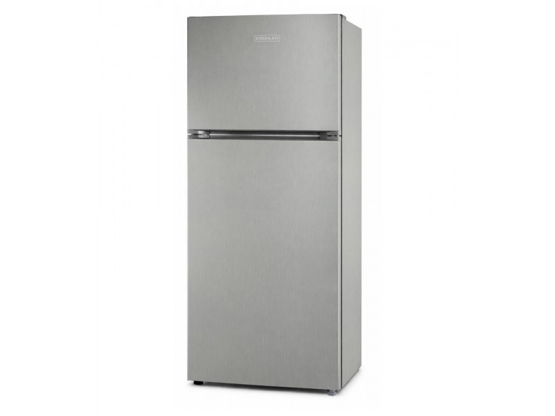 Réfrigérateur Double Porte Statique 436 L Gris A+ avec Freezer 116 L – KRG-475-G-V