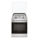 Cuisinière à Gaz 60 cm Inox 4 Feux Four Double – CK6060-DGLITDIN