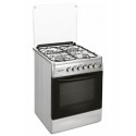 Cuisinière à Gaz 60 cm Inox 4 Feux Four Double – CK6060-DGLITDIN