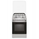 Cuisinière à Gaz 50 cm Inox 4 Feux Four Double – CK5060-DGILIN