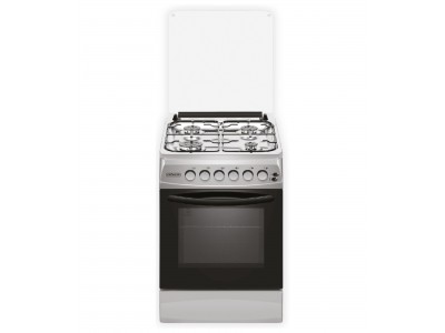 Cuisinière à Gaz 50 cm Inox 4 Feux Four Double – CK5060-DGILIN