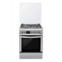 Cuisinière à Gaz 60 cm Inox 4 Feux Full Option – CK6062–FOIT-F