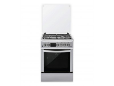 Cuisinière à Gaz 60 cm Inox 4 Feux Full Option – CK6062–FOIT-F