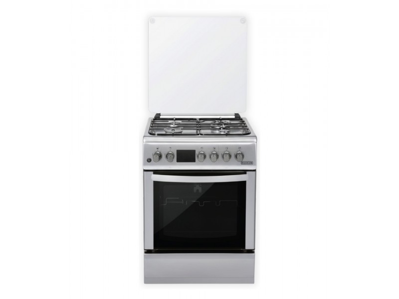 Cuisinière à Gaz 60 cm Inox 4 Feux Full Option – CK6062–FOIT-F