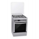 Cuisinière à Gaz 60 cm Inox 4 Feux Full Option – CK6062–FOIT-F