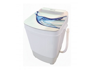 Machine à Laver Semi-Automatique 7Kg avec Essorage Compacte Blanc – KPB-7.1-SE-WH